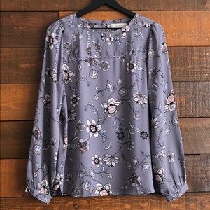 Loft floral blouse